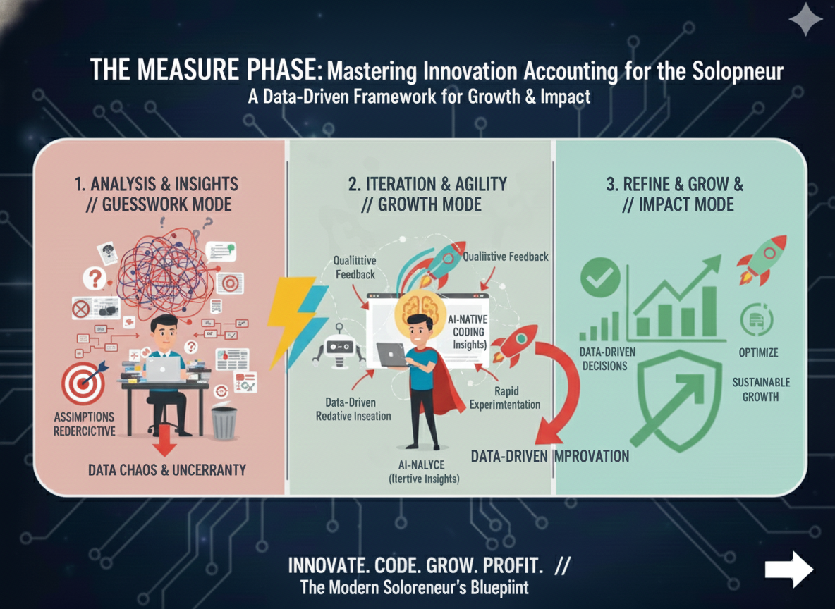 The Measure Phase: Mastering Innovation Accounting for the Modern Solopreneur