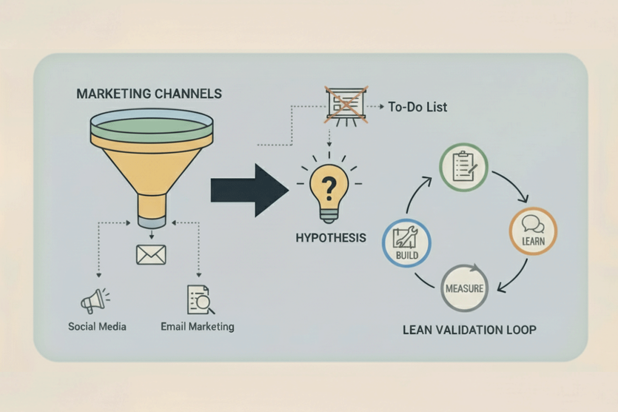 The Lean Channel Validation Playbook Part I, BUILD: Your Marketing Strategy Isn't a To-Do List—It's a Hypothesis
