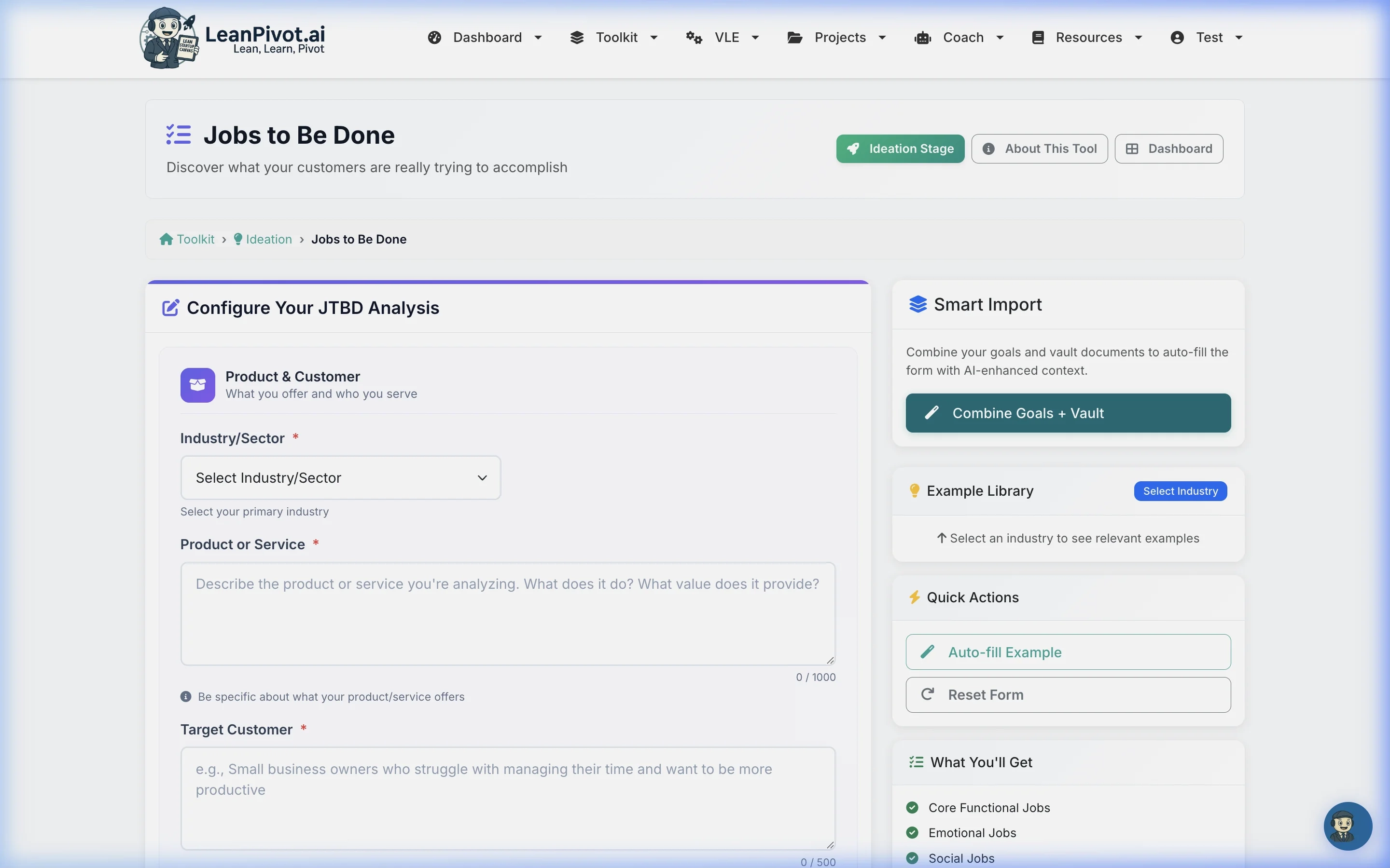 Define Product & Target Customer
