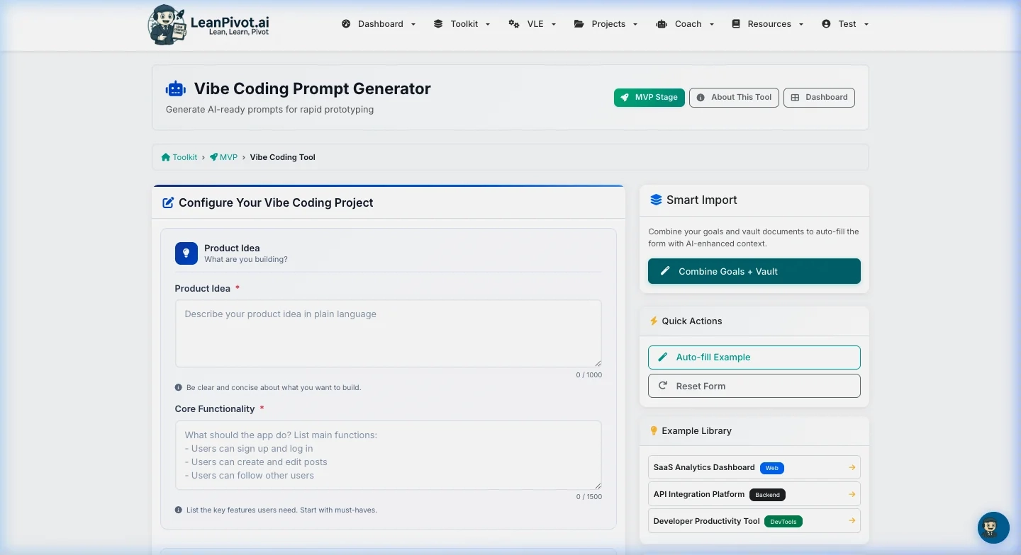 Describe Feature & Tech Stack